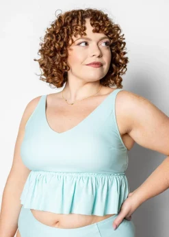 Kortni Jeane Fresh Mint | V-Neck Top FreshMint Fashion