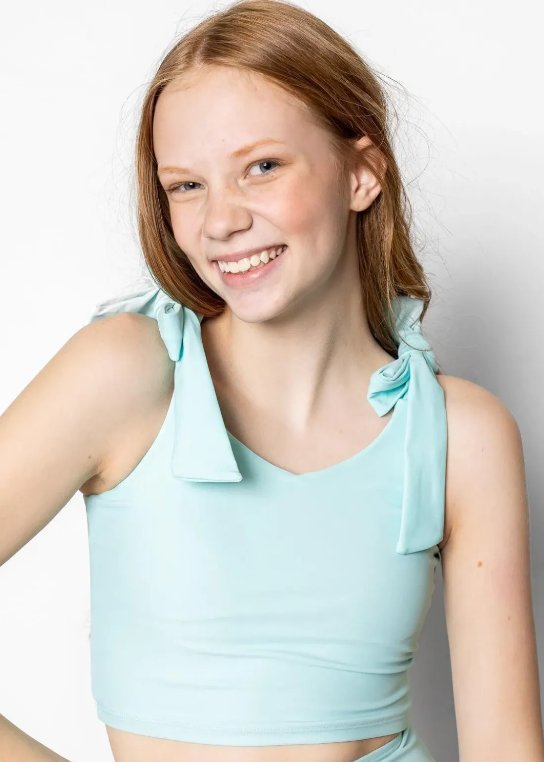 Kortni Jeane Fresh Mint | Youth Knot Top FreshMint Outlet