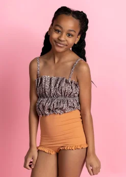 Kortni Jeane | Youth Oversized Ruffle Top Jaguar Best