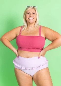Kortni Jeane Just Lilac | Mid-Ruffle Bottoms JustLilac Discount