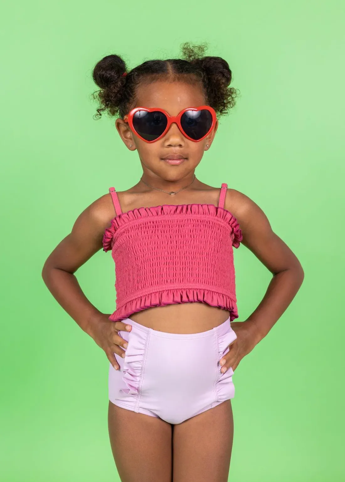 Kortni Jeane Just Lilac | Mini Down in Front Ruffle Bottoms JustLilac Discount