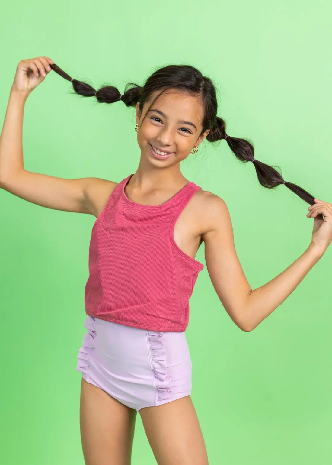 Kortni Jeane Just Lilac | Youth Down in Front Ruffle Bottoms JustLilac Online
