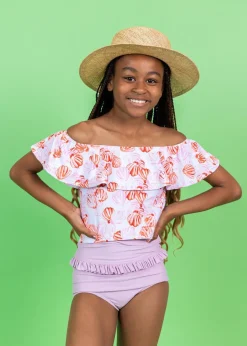 Kortni Jeane Just Lilac | Youth Mid-Ruffle Bottoms JustLilac New