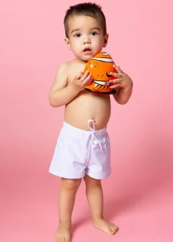 Kortni Jeane Light Blue Stripe | Baby Euro Shorts LightBlueStripe Best