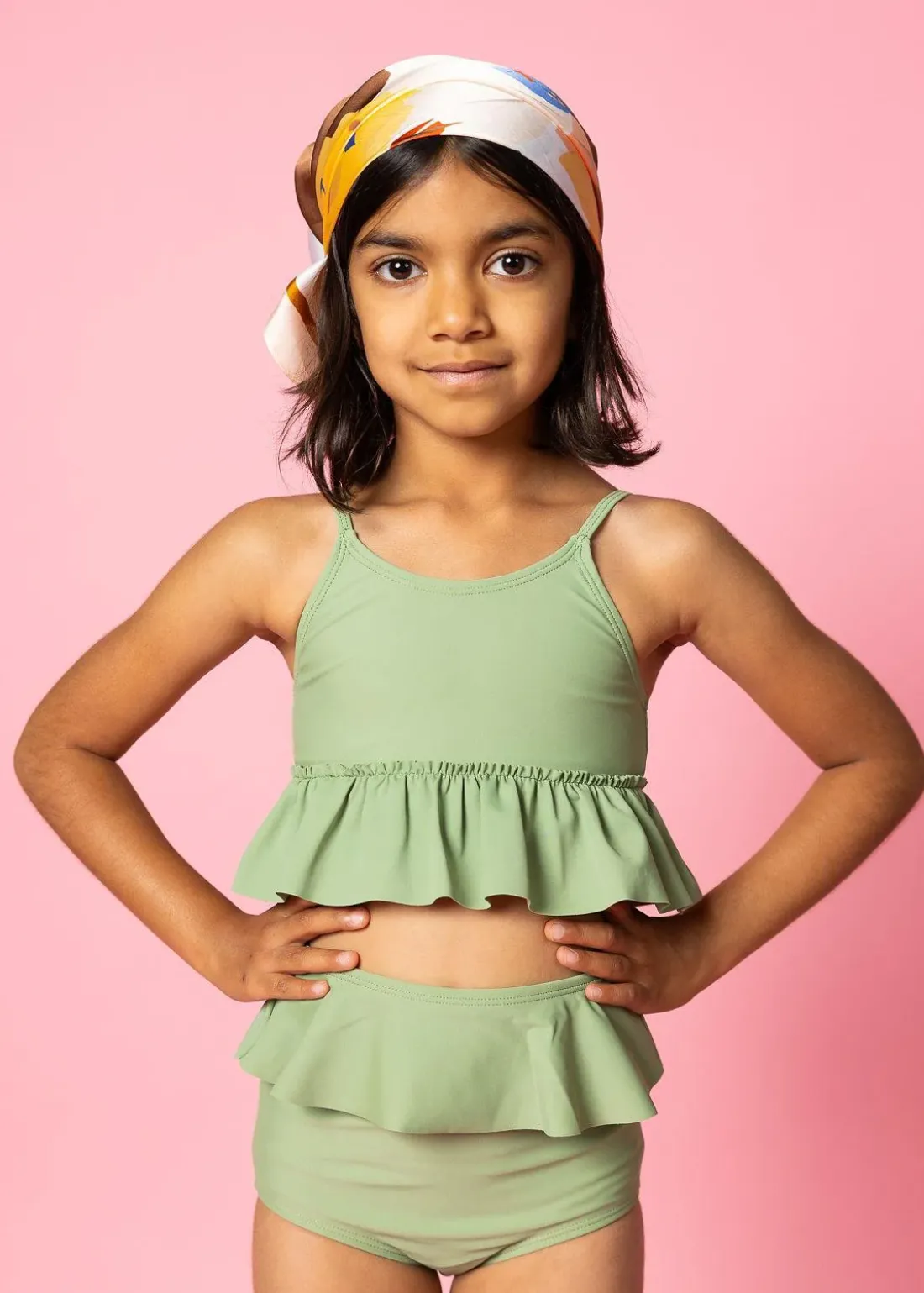 Kortni Jeane Meadow Green | Mini Peplum Bottoms MeadowGreen Fashion