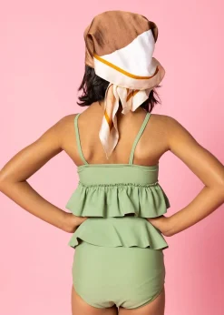 Kortni Jeane Meadow Green | Mini Peplum Bottoms MeadowGreen Fashion