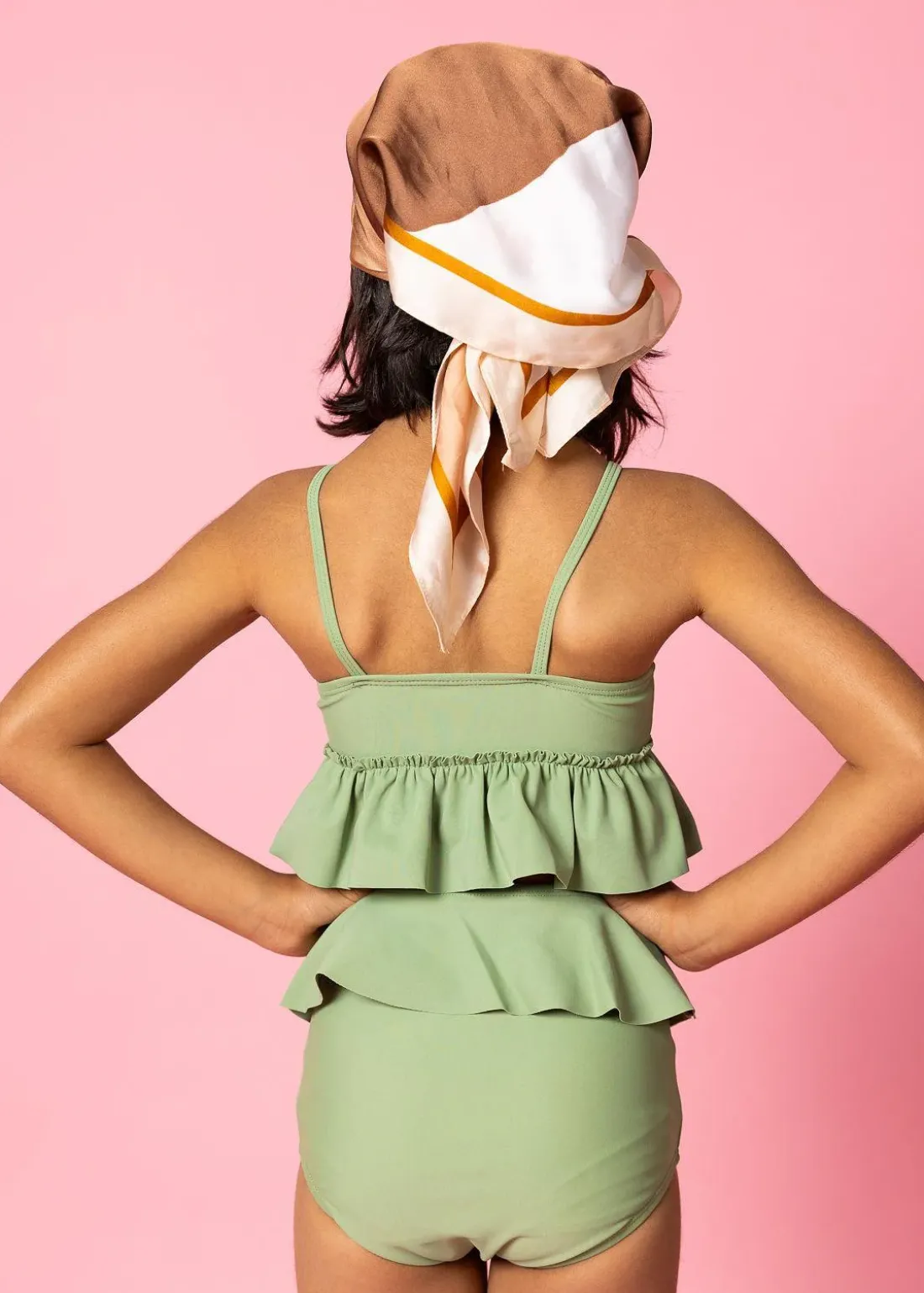 Kortni Jeane Meadow Green | Mini Peplum Bottoms MeadowGreen Fashion
