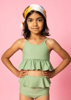 Kortni Jeane Meadow Green | Mini Peplum Top MeadowGreen Fashion