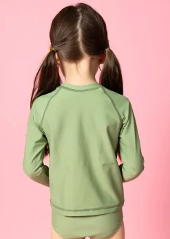 Kortni Jeane Meadow Green | Mini Rashguard Top (Unisex) MeadowGreen Hot