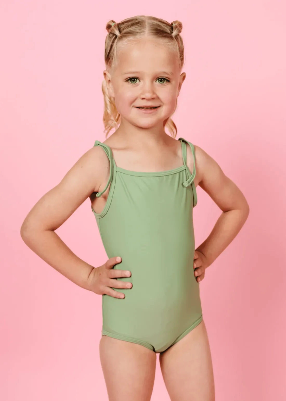 Kortni Jeane Meadow Green | Mini Simply One-Piece MeadowGreen Discount