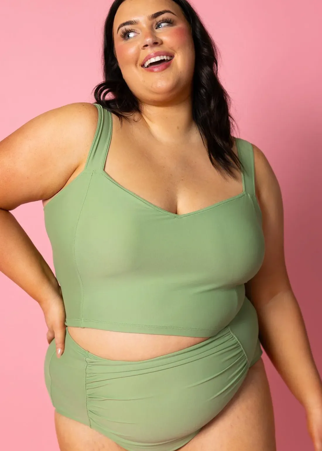 Kortni Jeane Meadow Green | Original Latter-Back Top MeadowGreen Sale