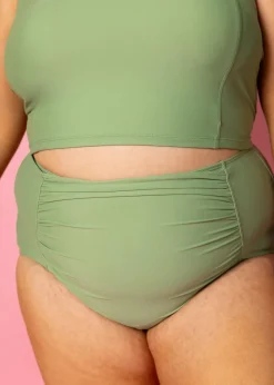 Kortni Jeane Meadow Green | Ruched Bottoms 2.0 MeadowGreen Clearance