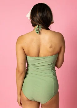 Kortni Jeane Meadow Green | Tied-Up Top MeadowGreen Fashion