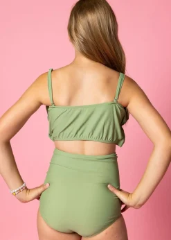 Kortni Jeane Meadow Green | Youth Oversized Ruffle Top MeadowGreen Hot