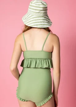 Kortni Jeane Meadow Green | Youth Peplum Top MeadowGreen Best
