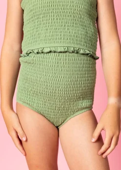 Kortni Jeane Meadow Green | Youth Smocked Bottoms MeadowGreen Fashion