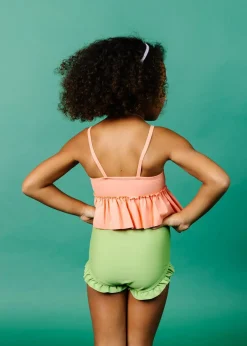 Kortni Jeane | Mini Peplum Top Melon Sale