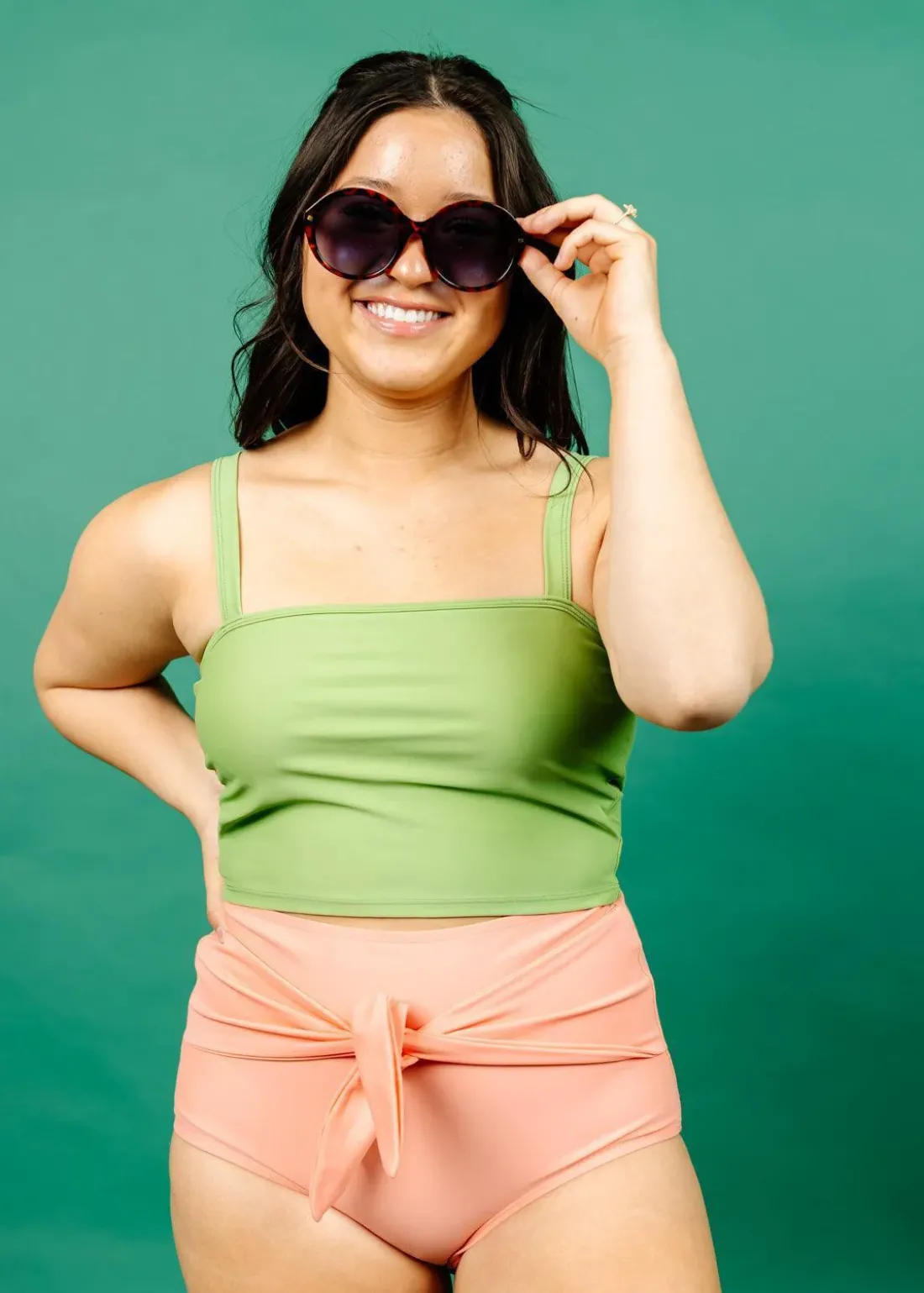 Kortni Jeane | Tie-Up-Front Bottoms Melon Hot