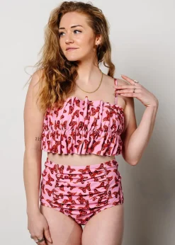 Kortni Jeane | Oversized Ruffle Top Metamorphosis Hot