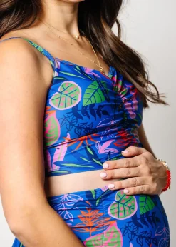 Kortni Jeane Midnight Jungle | Maternity Bottoms Midnight_Jungle Outlet