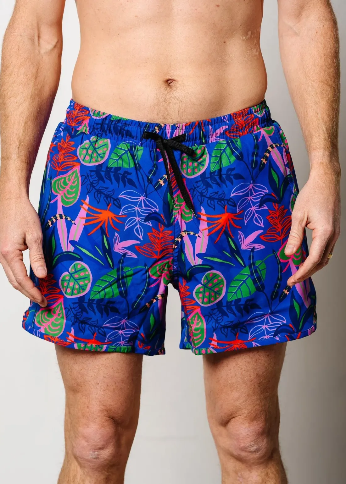 Kortni Jeane Midnight Jungle | Mens Retro Shorties Midnight_Jungle Clearance