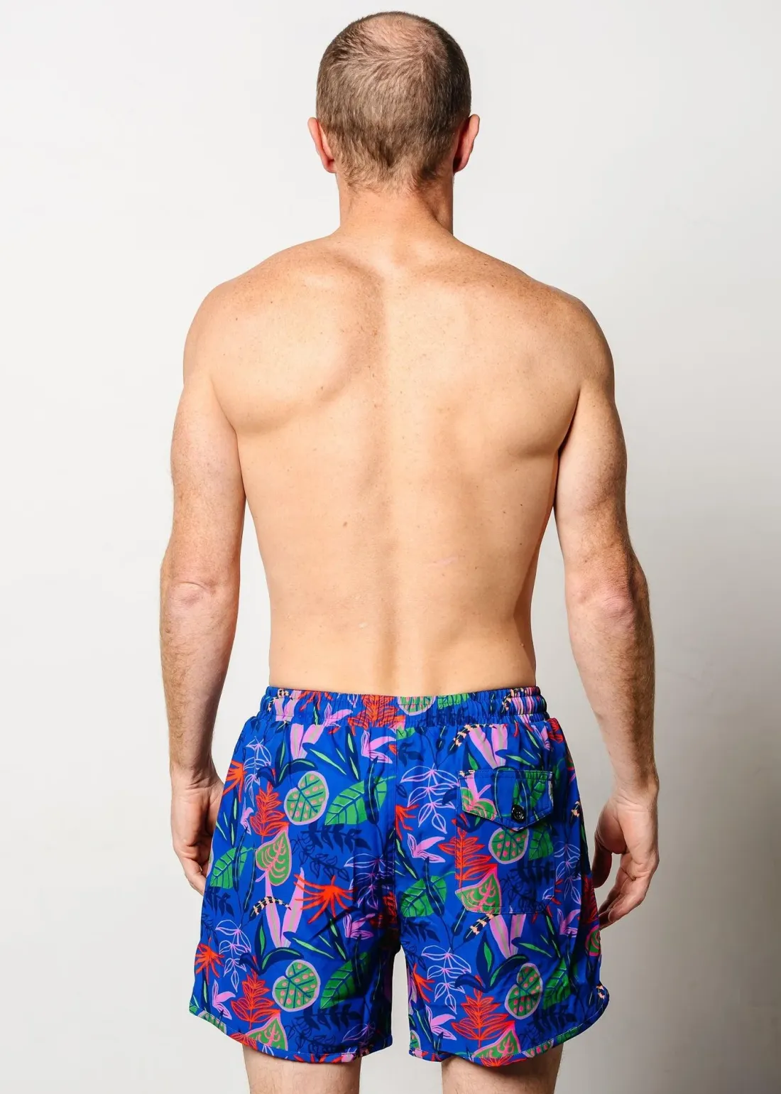 Kortni Jeane Midnight Jungle | Mens Retro Shorties Midnight_Jungle Clearance