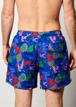 Kortni Jeane Midnight Jungle | Mens Retro Shorties Midnight_Jungle Clearance