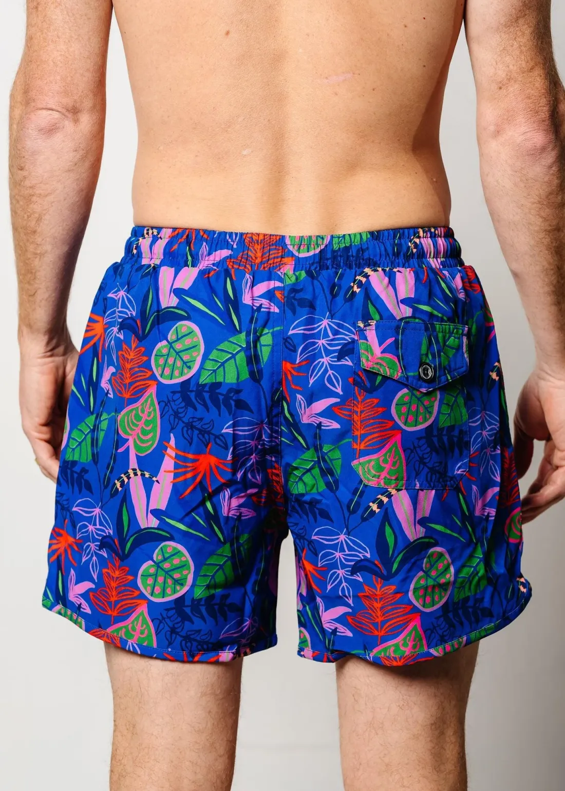 Kortni Jeane Midnight Jungle | Mens Retro Shorties Midnight_Jungle Clearance
