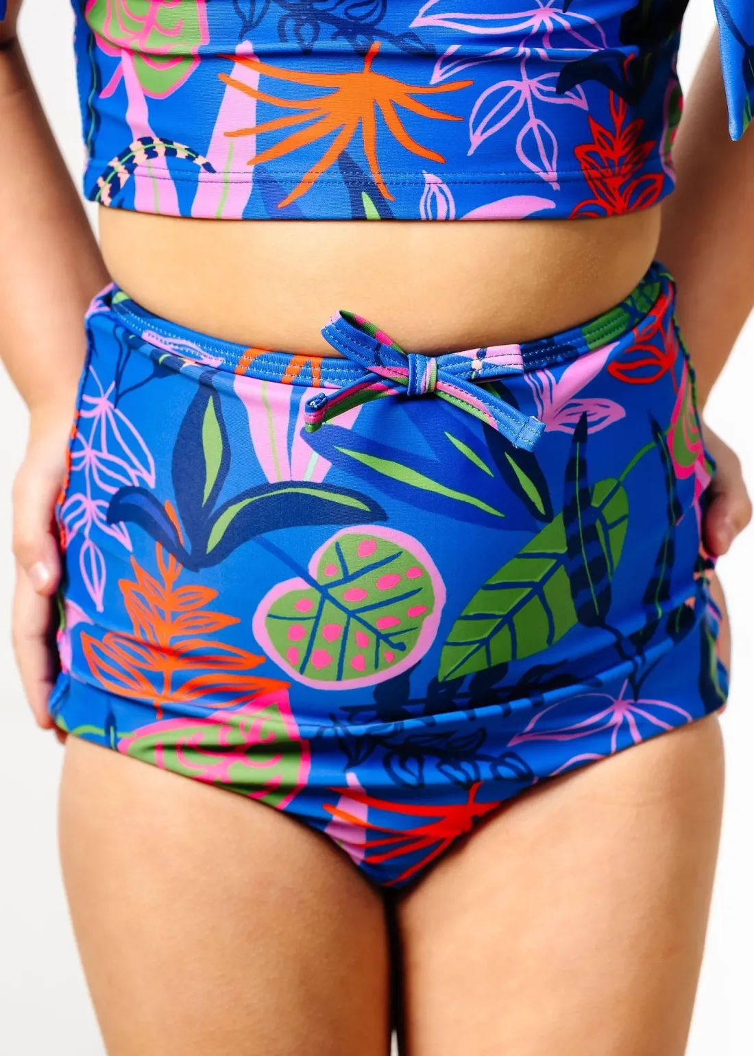 Kortni Jeane Midnight Jungle | Mini Bow Bottoms Midnight_Jungle Hot