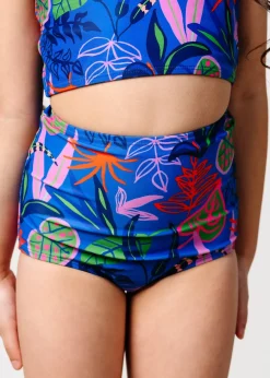 Kortni Jeane Midnight Jungle | Mini High-Waisted Bottoms Midnight_Jungle Online