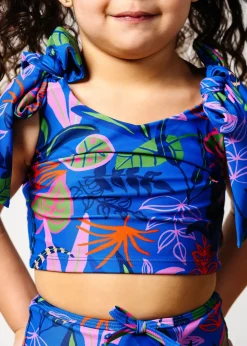 Kortni Jeane Midnight Jungle | Mini Knot Top Midnight_Jungle Sale