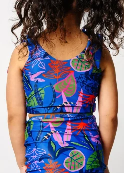 Kortni Jeane Midnight Jungle | Mini Knot Top Midnight_Jungle Sale