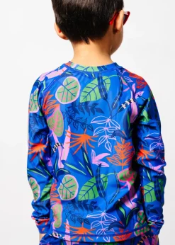 Kortni Jeane Midnight Jungle | Mini Rashguard Top (Unisex) Midnight_Jungle Clearance