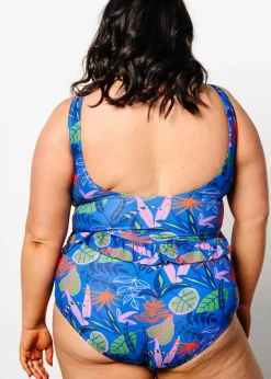 Kortni Jeane Midnight Jungle | Skirted One-Piece Midnight_Jungle Hot