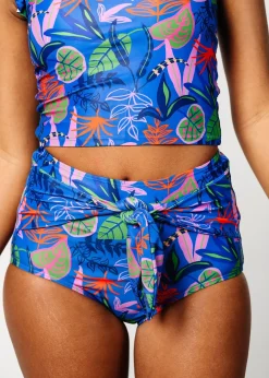 Kortni Jeane Midnight Jungle | Tie-Up-Front Bottoms Midnight_Jungle New