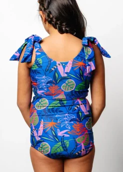Kortni Jeane Midnight Jungle | Youth Bow Bottoms Midnight_Jungle Clearance