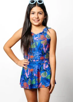 Kortni Jeane Midnight Jungle | Youth Detached Short Skirt Midnight_Jungle Outlet