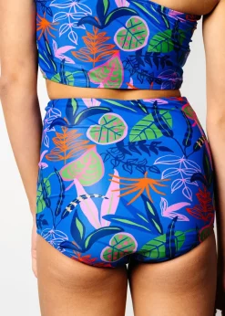 Kortni Jeane Midnight Jungle | Youth High-Waisted Bottoms Midnight_Jungle Clearance