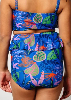Kortni Jeane Midnight Jungle | Youth Peplum Bottoms Midnight_Jungle Discount
