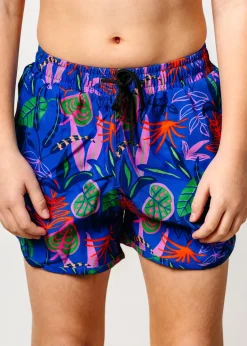 Kortni Jeane Midnight Jungle | Youth Retro Shorties Midnight_Jungle New
