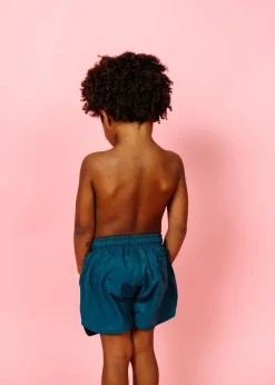 Kortni Jeane Midnight Teal | Mini Retro Shorties MidnightTeal Discount