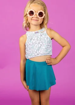 Kortni Jeane Mint Flowers | Mini Racer Back Top MintFlowers Discount