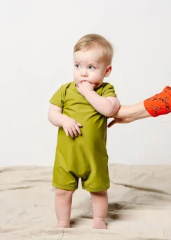 Kortni Jeane Olive Green | Baby Shorties Rashguard (Unisex) Olive_Green Discount