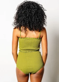 Kortni Jeane Olive Green | Bandeau Top Olive_Green Best
