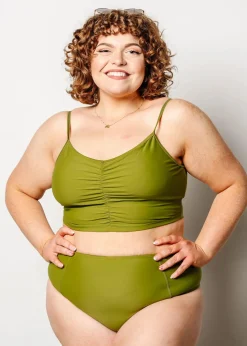 Kortni Jeane Olive Green | Centered Top Olive_Green Best
