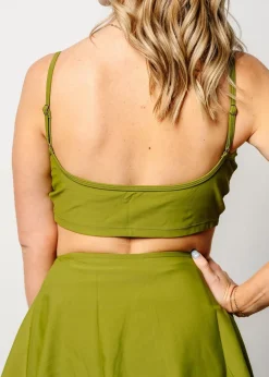 Kortni Jeane Olive Green | Centered Top Olive_Green Best