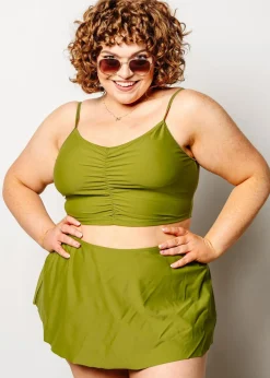 Kortni Jeane Olive Green | Centered Top Olive_Green Best