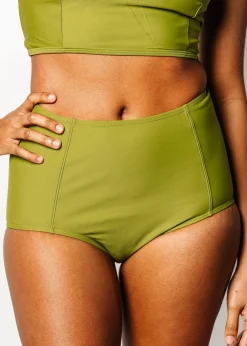 Kortni Jeane Olive Green | High-Waisted Bottoms Olive_Green Outlet