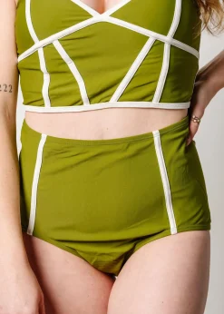 Kortni Jeane Olive Green | Lined Up Bottoms Olive_Green Outlet