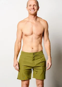 Kortni Jeane Olive Green | Mens Boardies Olive_Green Hot